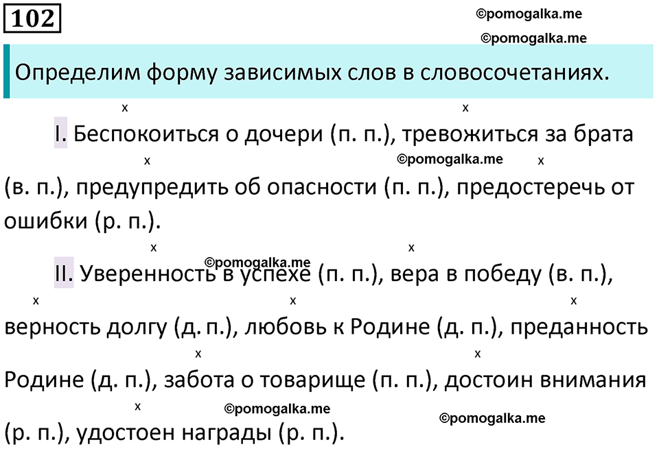страница 53 упражнение 102 русский язык 8 класс Бархударов 2023 год