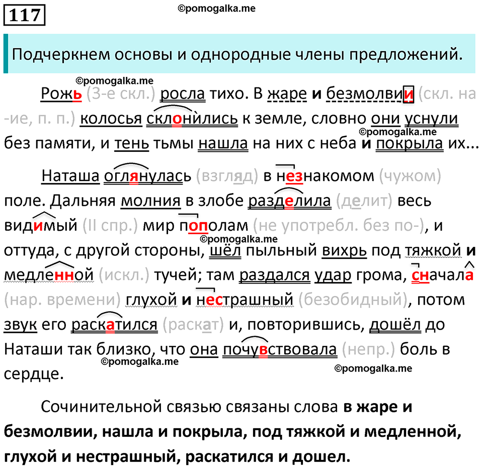 страница 60 упражнение 117 русский язык 8 класс Бархударов 2023 год