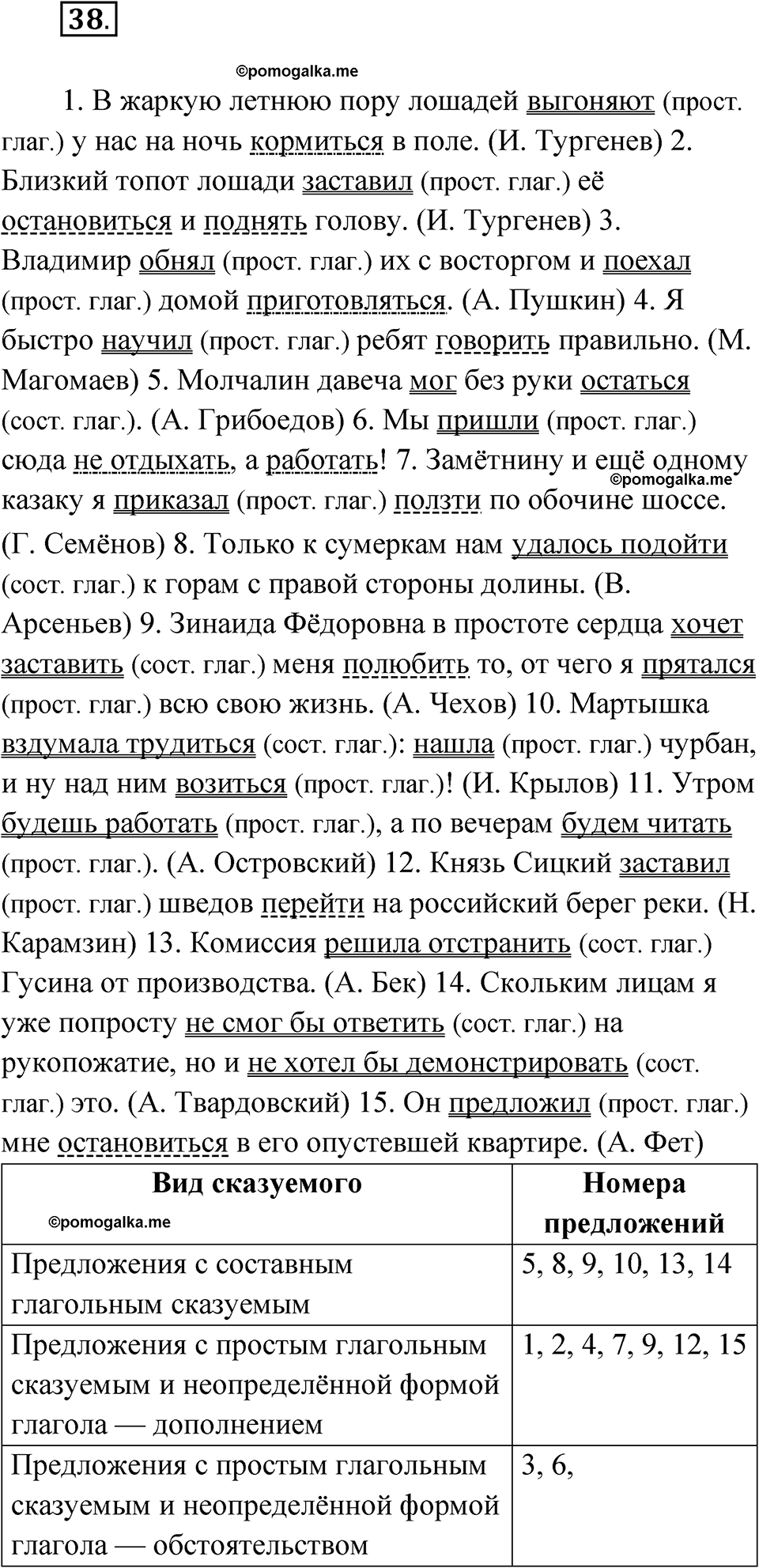 страница 34 упражнение 38 русский язык 8 класс Бондаренко рабочая тетрадь 1 часть 2024 год