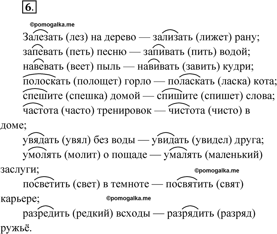 страница 8 упражнение 6 русский язык 8 класс Бондаренко рабочая тетрадь 1 часть 2024 год