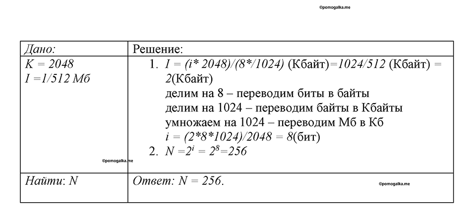 часть 1 номер 7 рабочая тетрадь по информатике 8 класс Босова 2023 год Просвещение