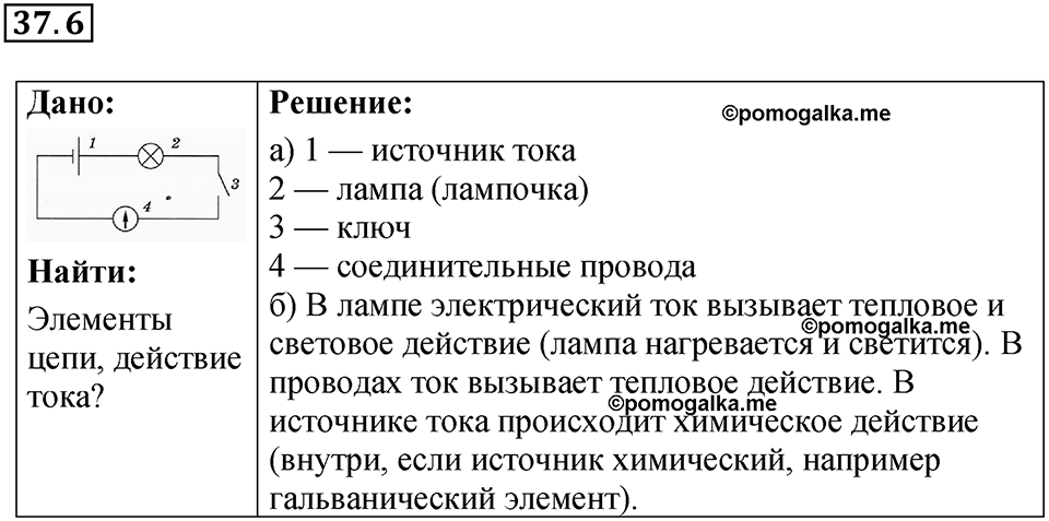 номер 37.6 физика 8 класс Ханнанова рабочая тетрадь 2025 год