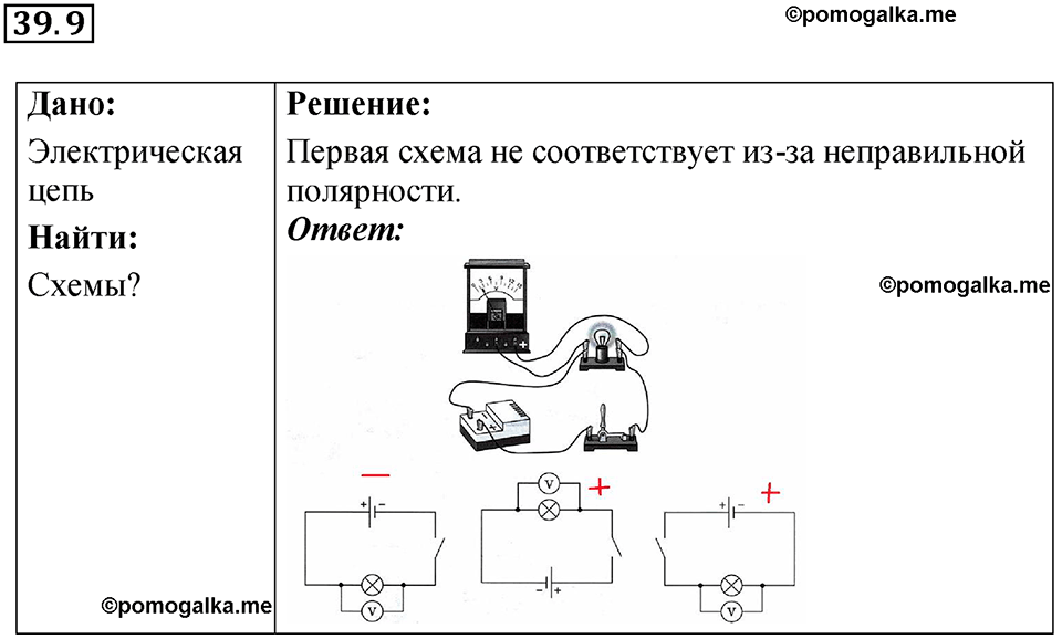 номер 39.9 физика 8 класс Ханнанова рабочая тетрадь 2025 год