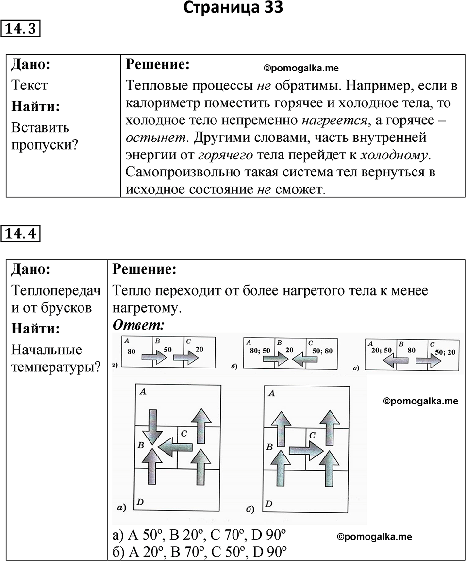 страница 33 физика 8 класс Ханнанова рабочая тетрадь 2025 год