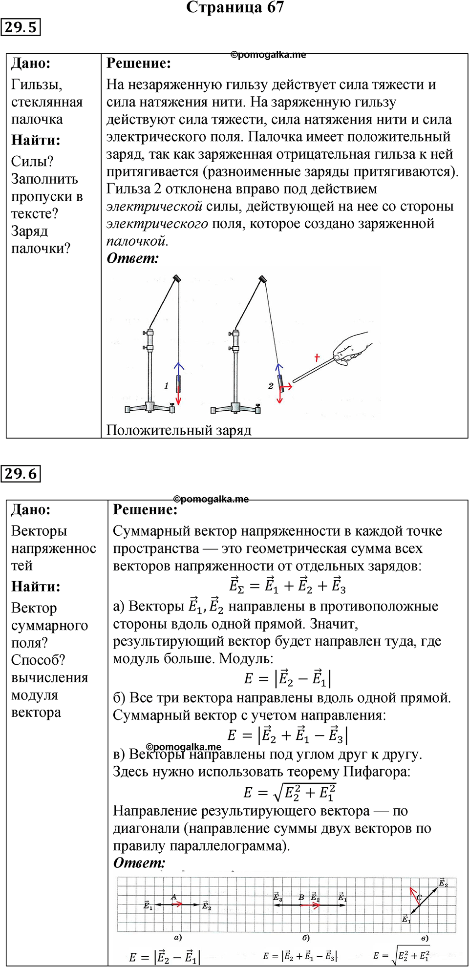 страница 67 физика 8 класс Ханнанова рабочая тетрадь 2025 год