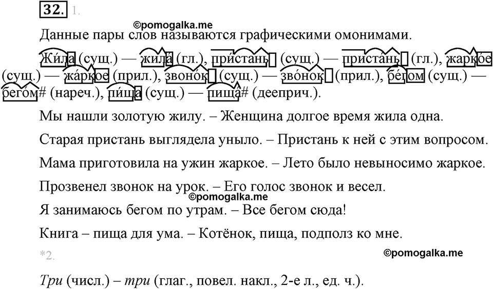 страница 19 упражнение 32 русский язык 8 класс Львова, Львов 2014 год