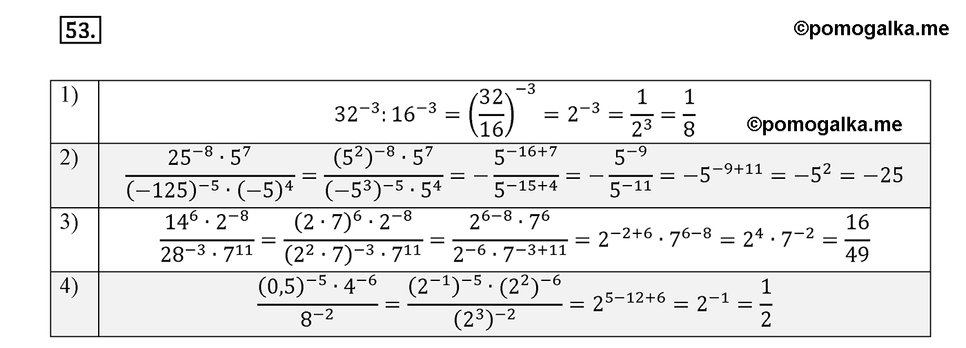 страница 40 вариант 2 номер 53 алгебра 8 класс Мерзляк дидактичечкий материал 2021 год