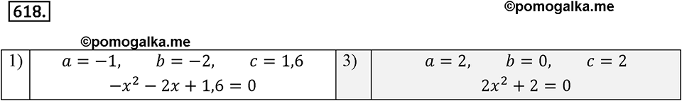 страница 160 задача 618 алгебра 8 класс Мерзляк 2019 год