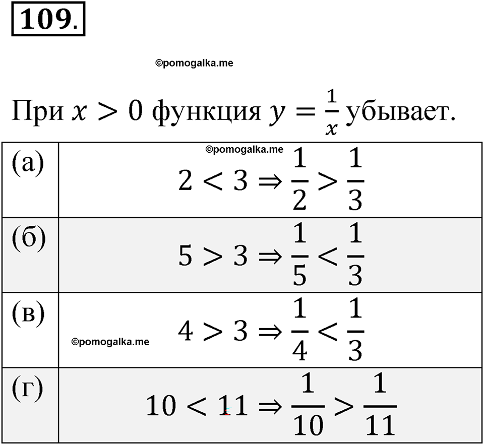 страница 41 номер 109 алгебра 8 класс Никольский учебник 2022 год