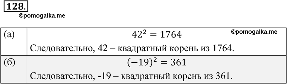 страница 47 номер 128 алгебра 8 класс Никольский учебник 2022 год