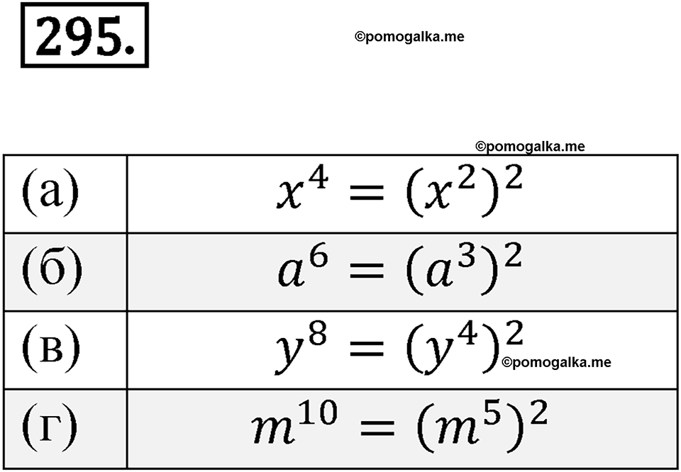 страница 98 номер 295 алгебра 8 класс Никольский учебник 2022 год