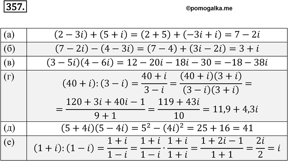страница 128 номер 357 алгебра 8 класс Никольский учебник 2022 год