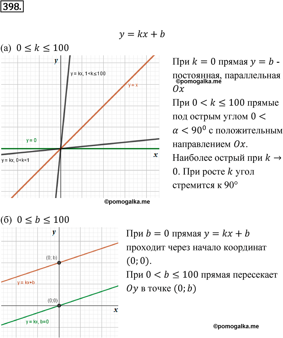 страница 141 номер 398 алгебра 8 класс Никольский учебник 2022 год