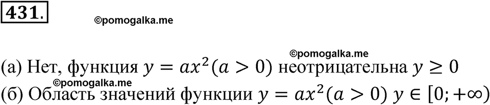 страница 153 номер 431 алгебра 8 класс Никольский учебник 2022 год
