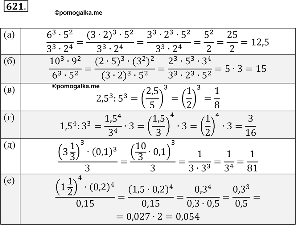 страница 234 номер 621 алгебра 8 класс Никольский учебник 2022 год