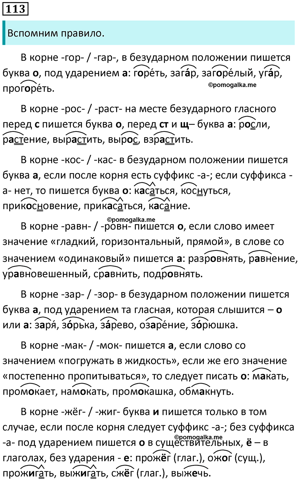 страница 62 упражнение 113 русский язык 8 класс Пичугов, Еремеева учебник 2024 год