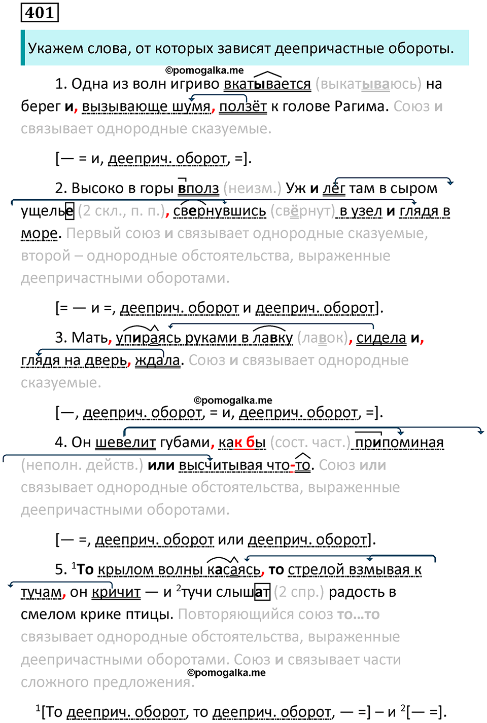 страница 183 упражнение 401 русский язык 8 класс Пичугов, Еремеева учебник 2024 год