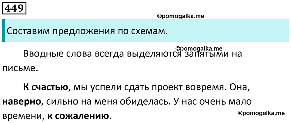 страница 204 упражнение 449 русский язык 8 класс Пичугов, Еремеева учебник 2024 год