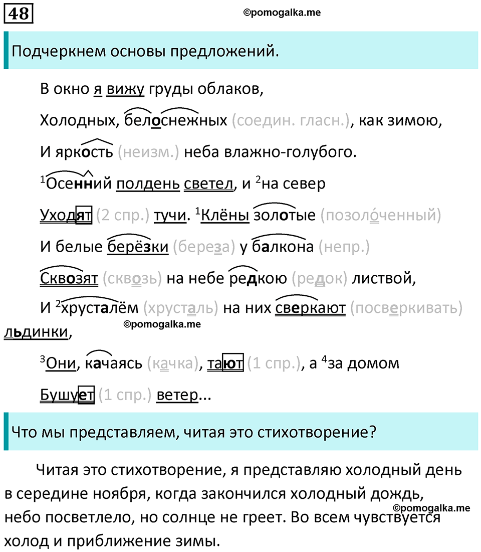 страница 27 упражнение 48 русский язык 8 класс Пичугов, Еремеева учебник 2024 год