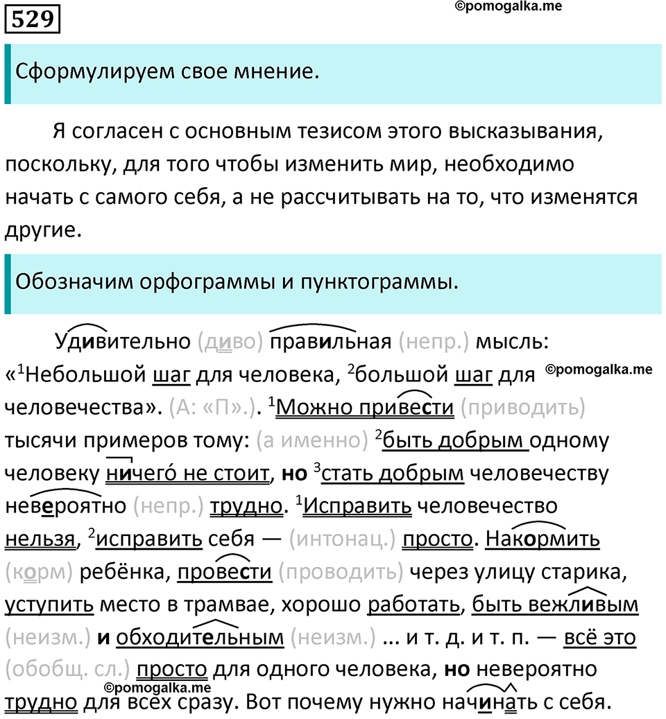 упражнение 529 русский язык 8 класс Пичугов, Еремеева учебник 2024 год