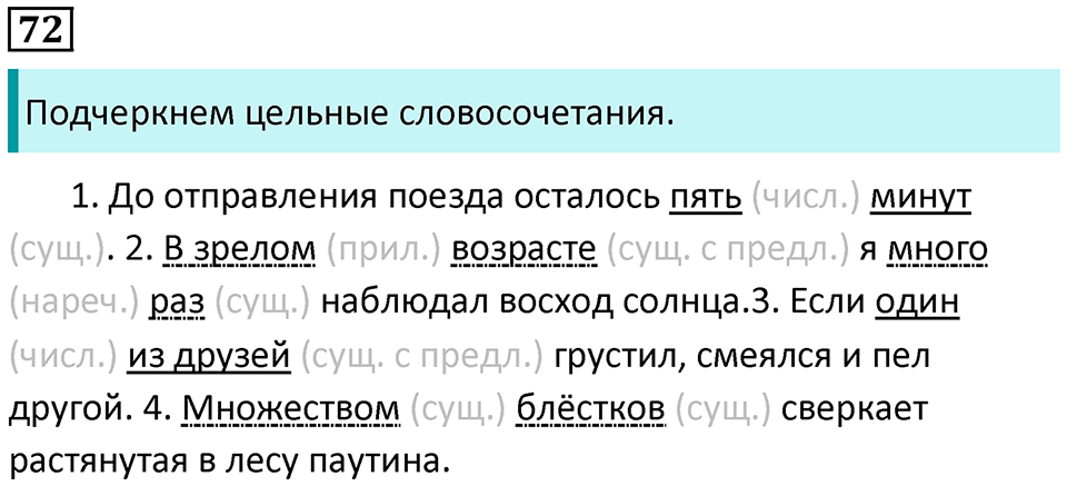 страница 41 упражнение 72 русский язык 8 класс Пичугов, Еремеева учебник 2024 год