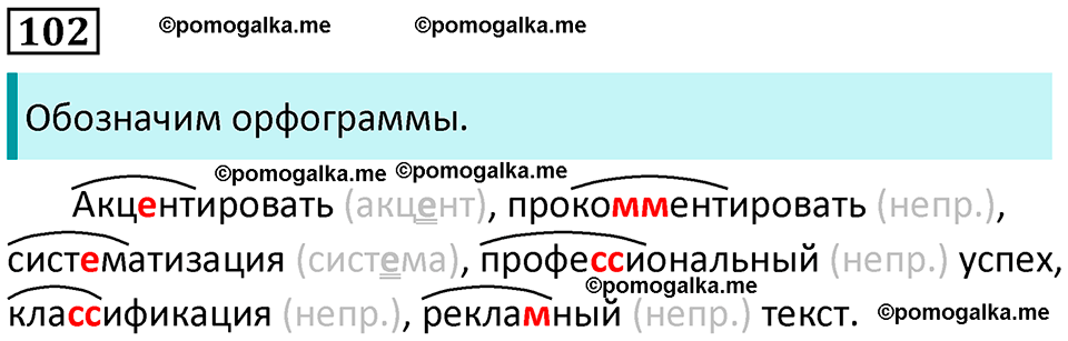 упражнение 102 русский язык 8 класс Рыбченкова 2022 год