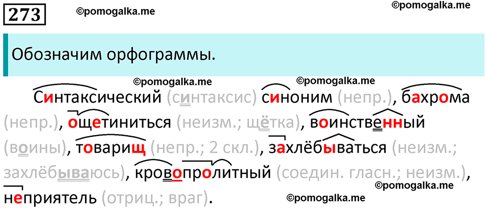 упражнение 273 русский язык 8 класс Рыбченкова 2022 год