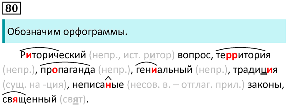 упражнение 80 русский язык 8 класс Рыбченкова 2022 год