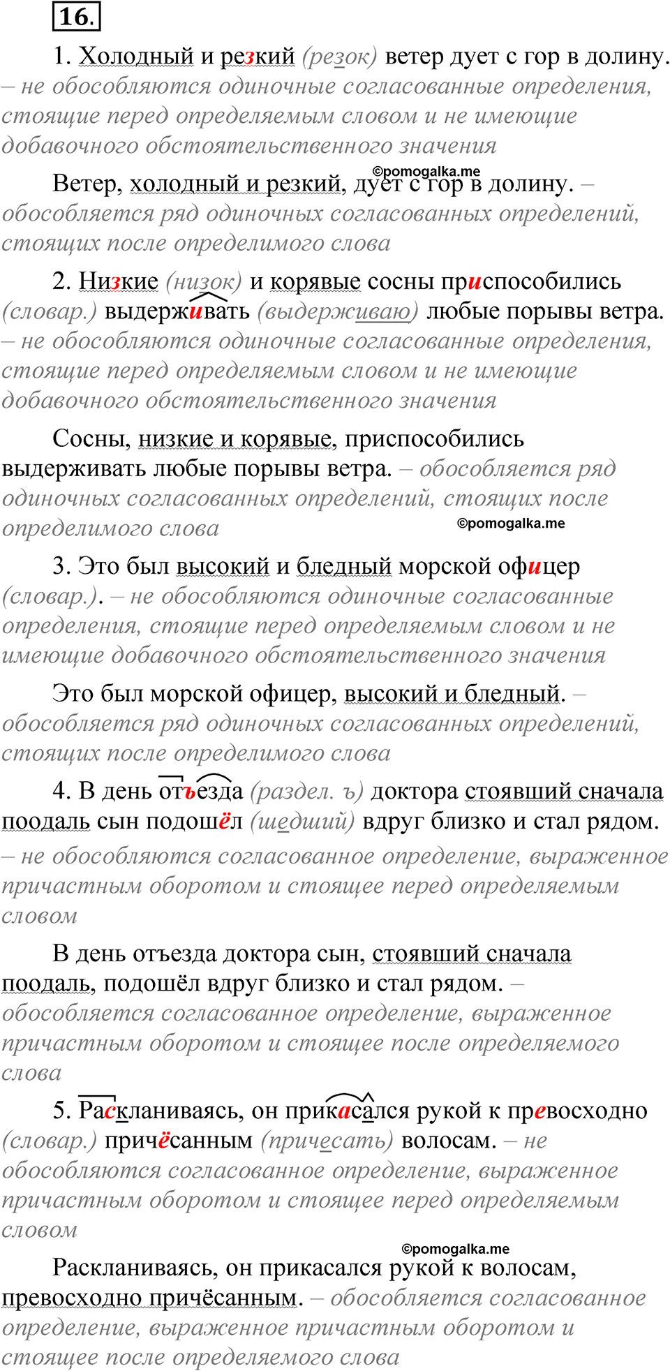 страница 293 глава 4 упражнение 16 русский язык 8 класс Шмелев 2024 год