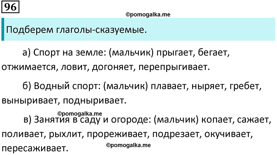 упражнение 96 русский язык 8 класс Тростенцова, Ладыженская 2014 год