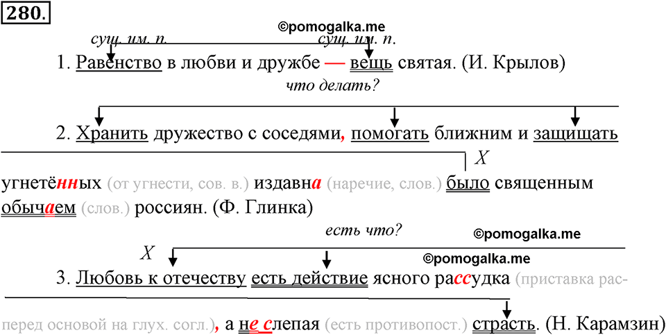 страница 154 упражнение 280 русский язык 8 класс Тростенцова, Ладыженская 2014 год
