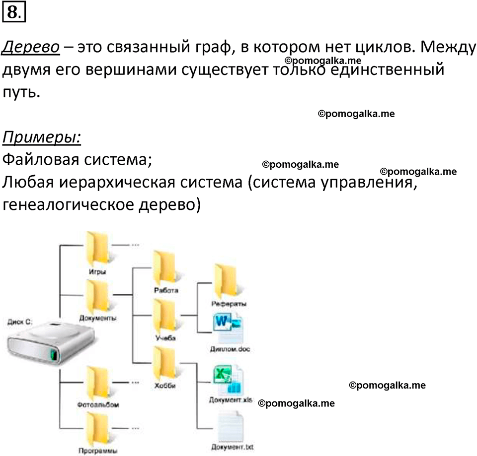страница 116-118 параграф 2.3 номер 8 учебник по информатике 9 класс Босова 2023 год Просвещение