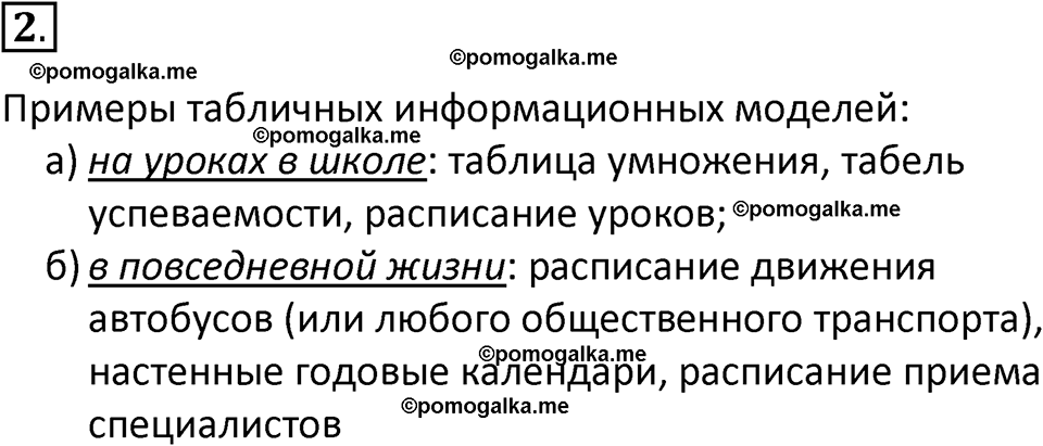 страница 129-130 параграф 2.4 номер 2 учебник по информатике 9 класс Босова 2023 год Просвещение