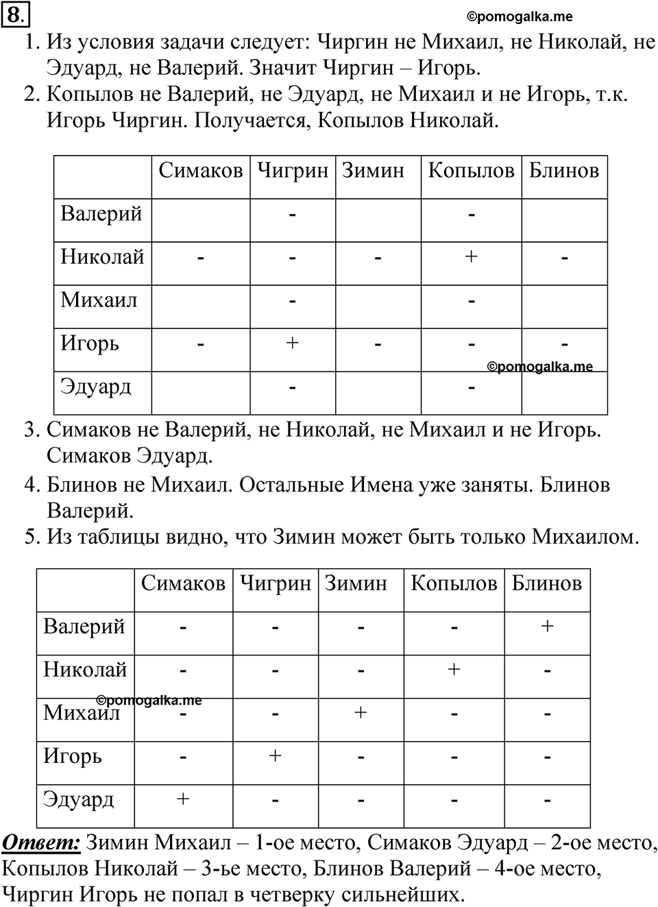 страницы 32-42 §1.4 номер 8 учебнику по информатике 9 класс Босова