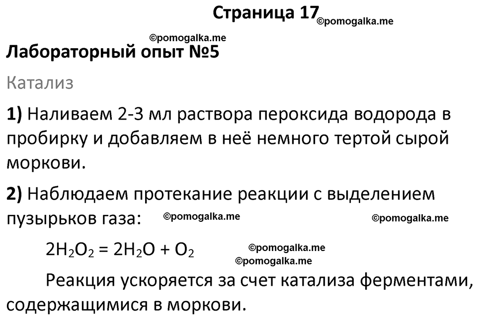страница 17 химия 9 класс Габриелян, Остроумов 2024 год