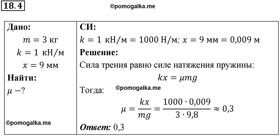 номер 18.4 физика 9 класс Гутник, Власова рабочая тетрадь 2024 год