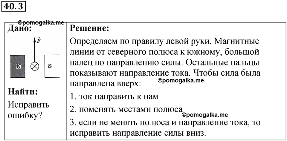 номер 40.3 физика 9 класс Гутник, Власова рабочая тетрадь 2024 год