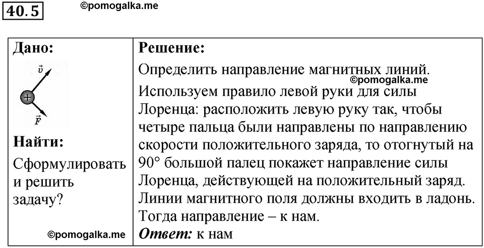 номер 40.5 физика 9 класс Гутник, Власова рабочая тетрадь 2024 год