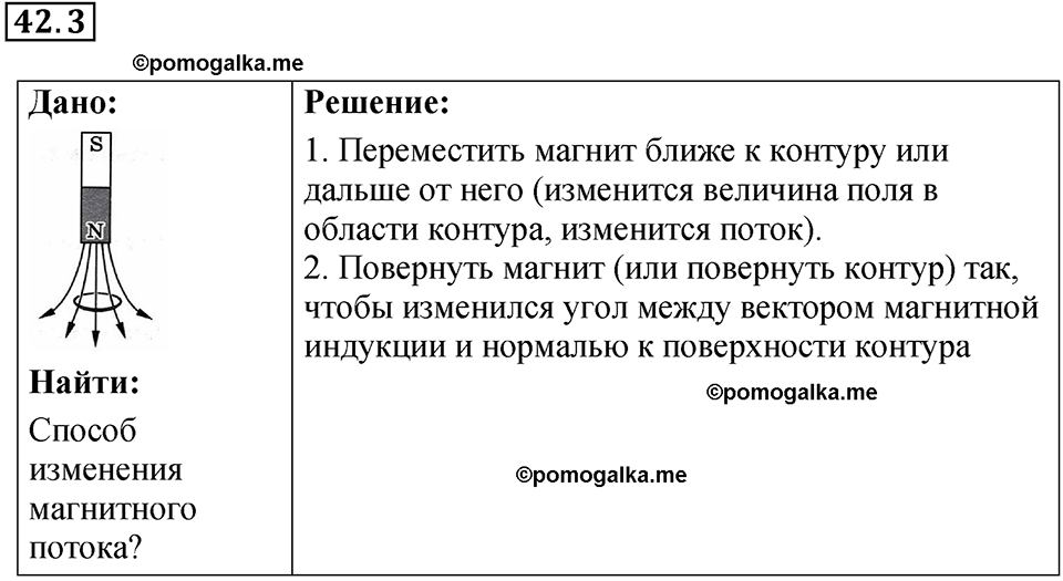 номер 42.3 физика 9 класс Гутник, Власова рабочая тетрадь 2024 год