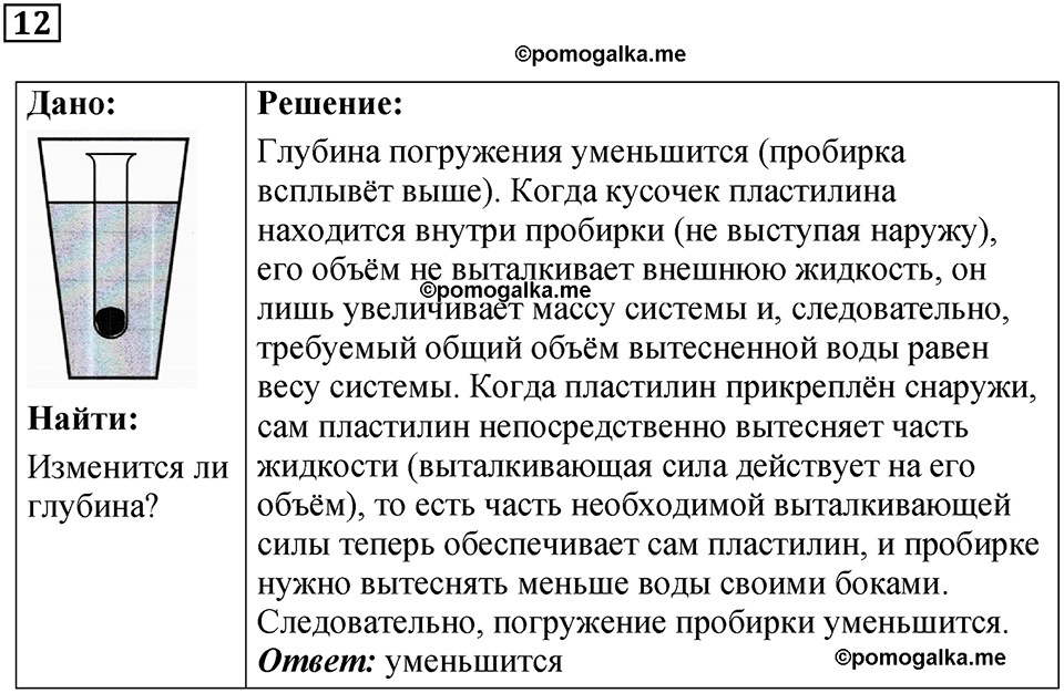 задание на повторение 12 физика 9 класс Гутник, Власова рабочая тетрадь 2024 год