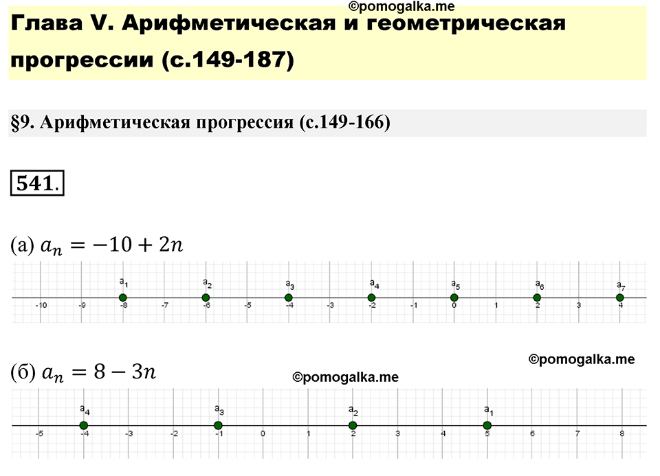 страница 157 номер 541 алгебра 9 класс Макарычев учебник 2023 год