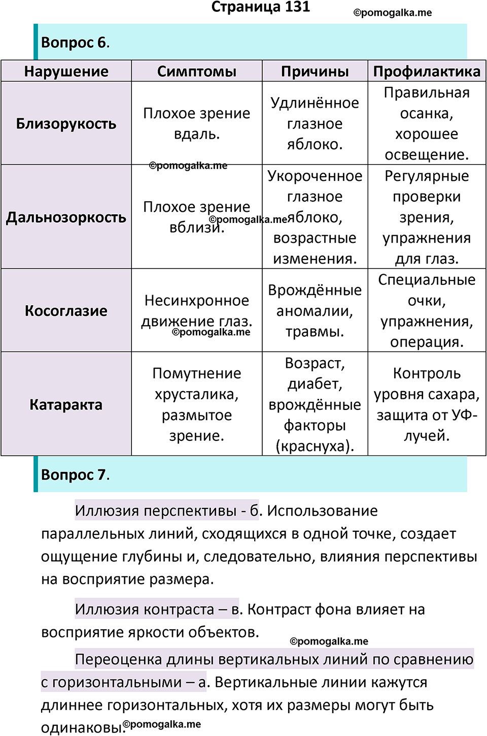 страница 131 биология 9 класс Пасечник, Швецова рабочая тетрадь 2025 год