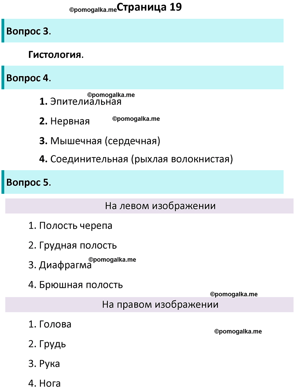 страница 19 биология 9 класс Пасечник, Швецова рабочая тетрадь 2025 год