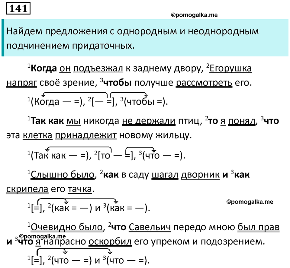упражнение 141 русский язык 9 класс Пичугов 2022 год