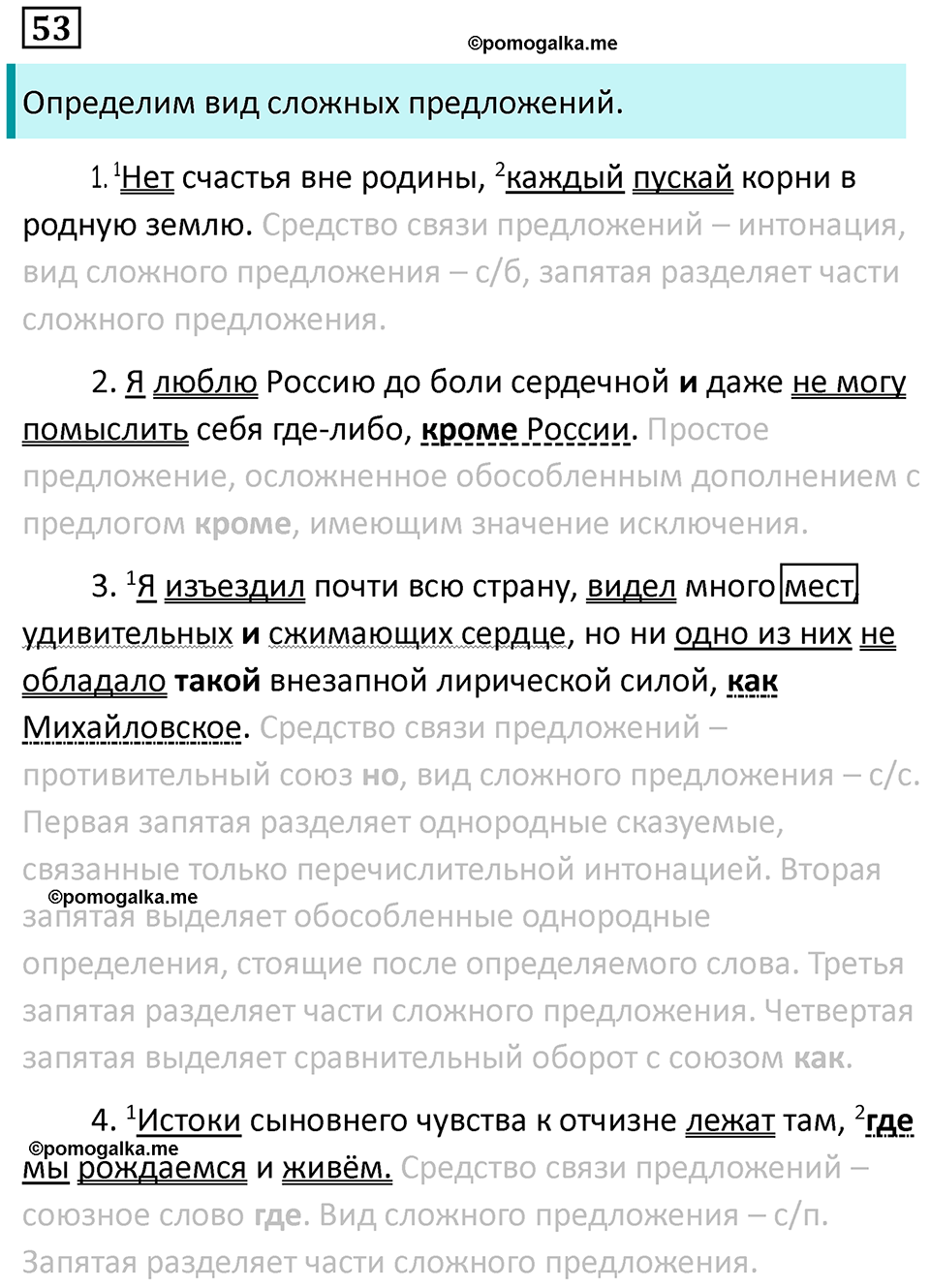 упражнение 53 русский язык 9 класс Пичугов 2022 год