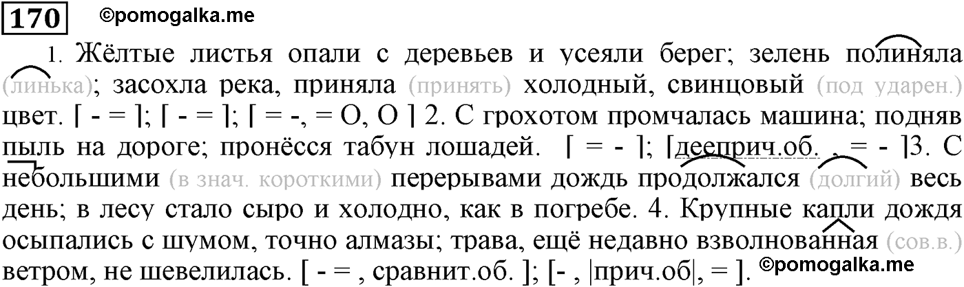 страница 82 упражнение 170 русский язык 9 класс Пичугов 2012 год