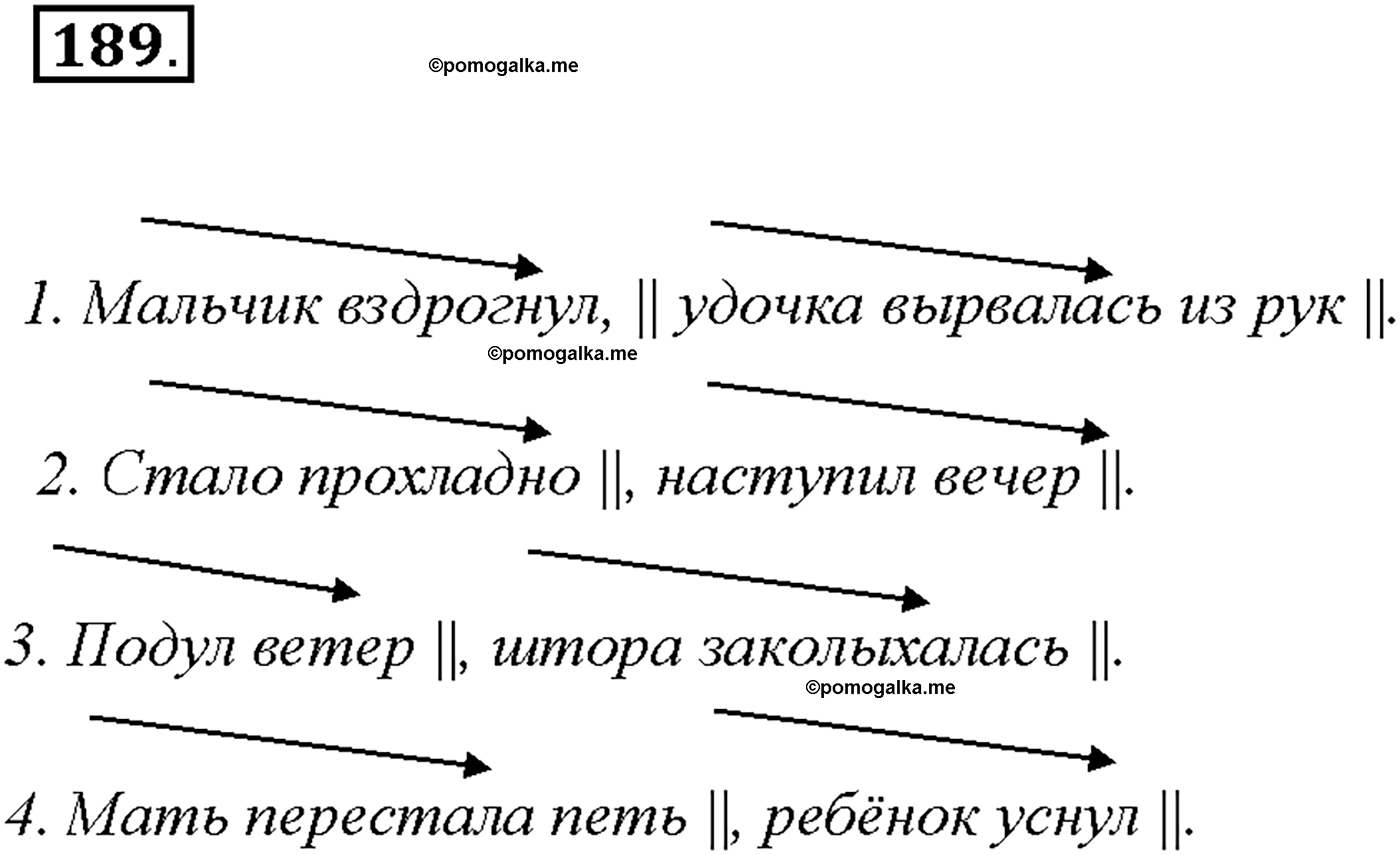 упражнение №189 русский язык 9 класс Тростенцова